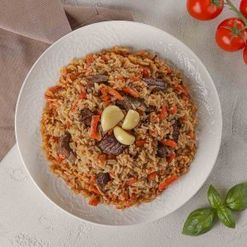 Плов с говядиной вес