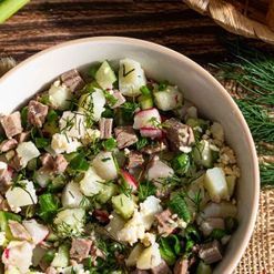 Набор для окрошки с мясом вес