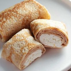 Блинчики с творогом и лимонной цедрой вес