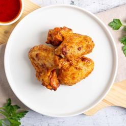 Крылышки куриные под маринадом жареные вес