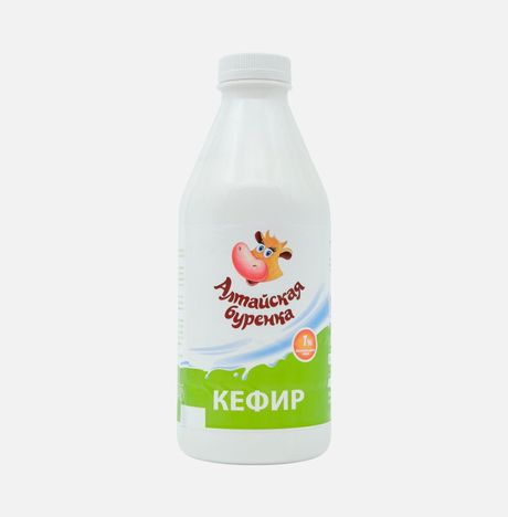 Кефир Алтайская Буренка 1% пл/бут 850г