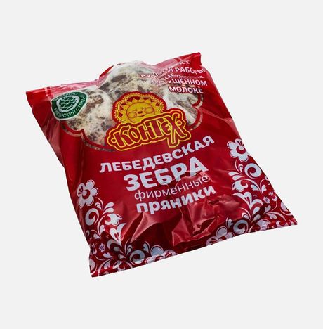 Пряники КонТех Зебра Лебедевская пл/уп 350г