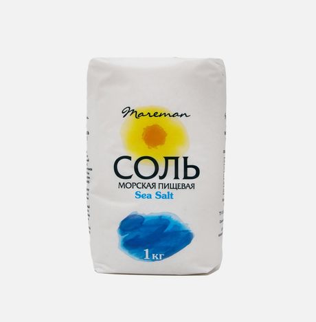 Соль Мариман морская пищевая 1кг