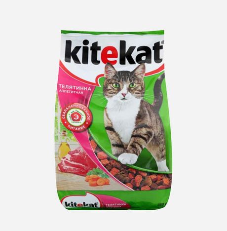 Корм Китекет Телятинка аппетитная пл/пак 350г