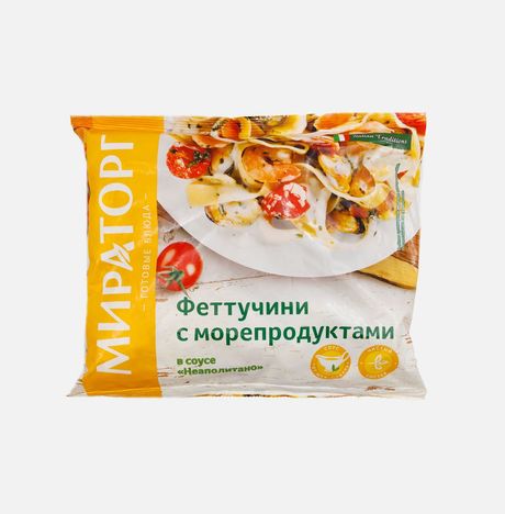 Смесь Витамин Феттуччине с морепрод в соусе Неаполитано с/м 400г