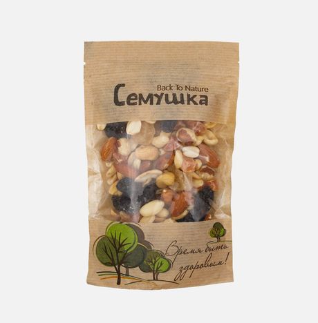 Смесь Семушка жареных орехов с цукатами 150г