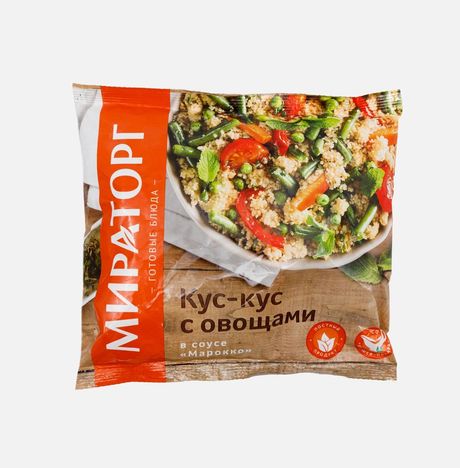 Смесь Витамин Кус-кус с овощами в соусе Марокко с/м пл/пак 400г