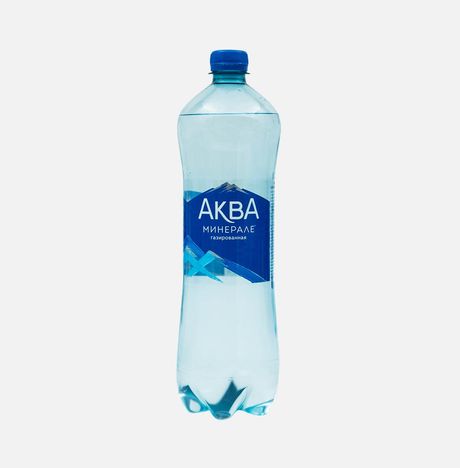 Вода Аква Минерале газ пл/б 1л