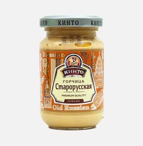 Горчица Кинто Старорусская экста-острая ст/б 170г