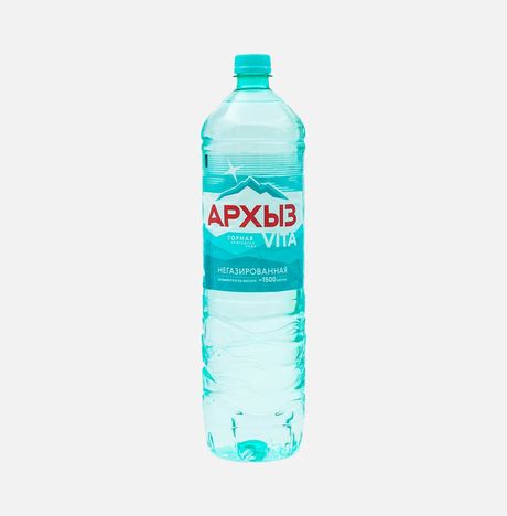 Вода Архыз минеральная негазированная пл/бут 1,5л