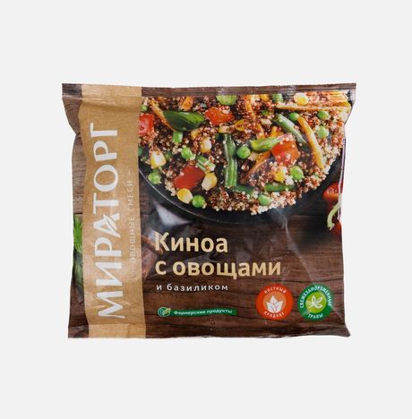 Смесь Витамин Фермерские Продукты Киноа с овощами и базиликом 400г