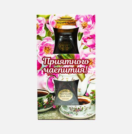 Набор чайный Конфуций Красная дюжина подарочный ст/б 120г