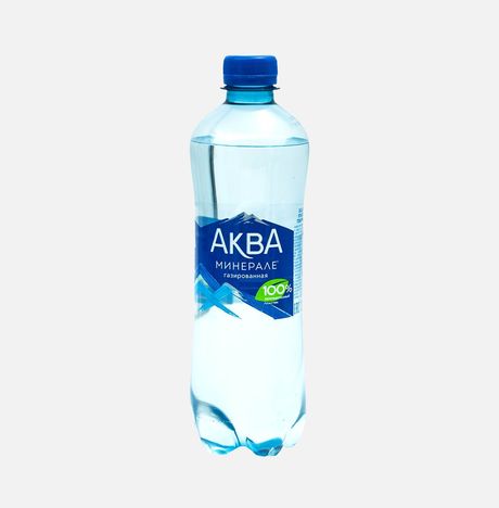 Вода Аква Минерале питьевая газ пл/б 0,5л