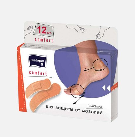 Пластырь Матопат Комфорт к/к 12шт