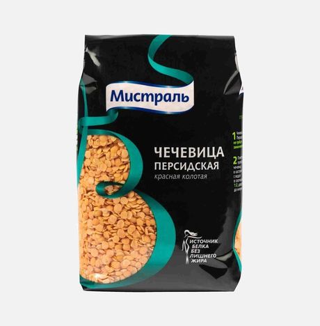 Чечевица Мистраль Персидская красная пл/пак 450г