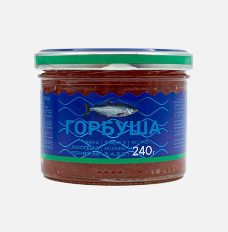 Икра Путина лососевая зернистая Горбуша ст/б 240г