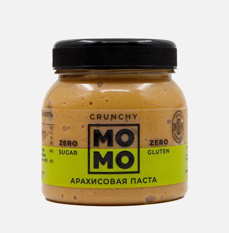 Паста Момо Кранчи арахисовая без глютена/веган пл/б 250г