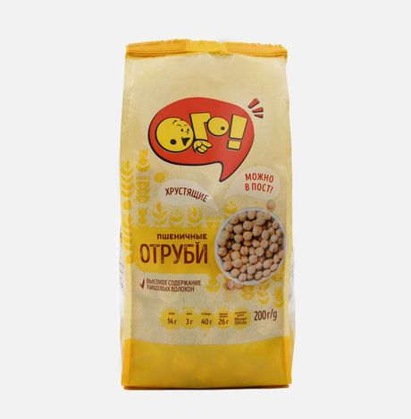 Отруби Ого! Пшеничные 200г 