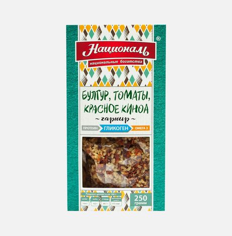 Булгур/томаты/красное киноа Националь к/к 250г