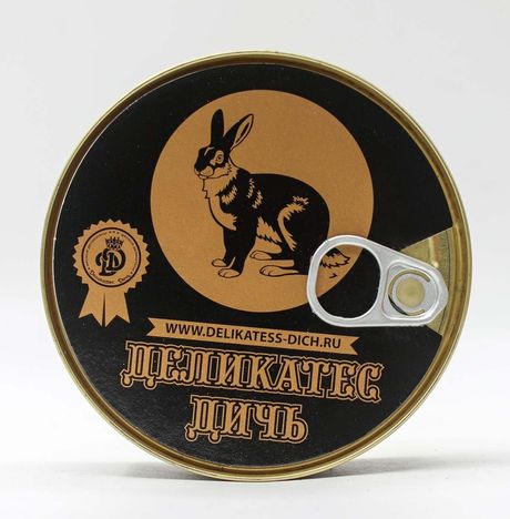 Зайчатина Деликатес Дичь томленая в с/с ж/б/ключ 325г