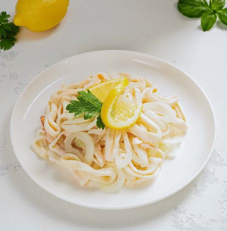 Кальмары в луково-лимонной заливке вес
