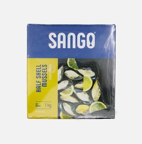Мидии Санго на створке 30/40 в/м к/к 1кг