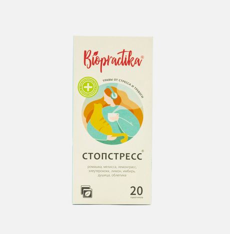 Чай Биопрактика Стопстресс травяной 40г
