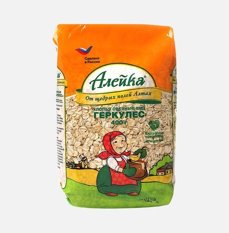 Хлопья Алейка овсяные Геркулес пл/пак 400г