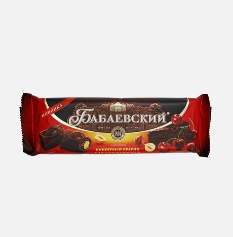 Шоколад Бабаевский Вишневый брауни с целым фундуком 165г