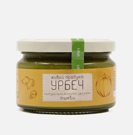 Урбеч Живой продукт из семян тыквы ст/б 225г