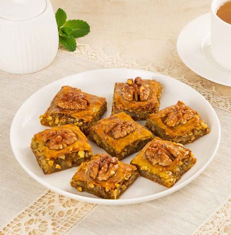 Пахлава Гянджинская с грецким орехом и арахисом вес
