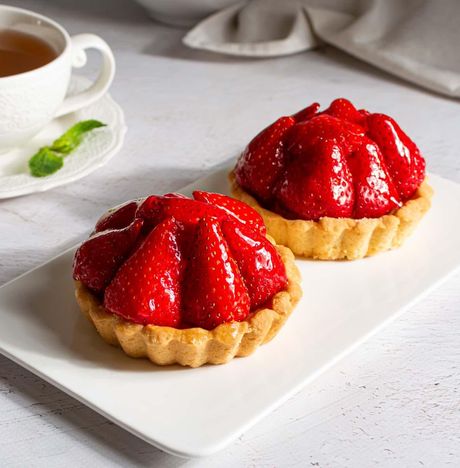 Корзиночка летняя с клубникой 170г