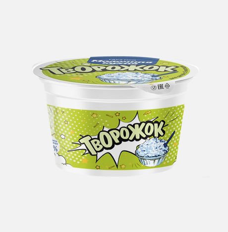 Творожок Молочная кухня Детский с 6мес 8% пл/ст 100г