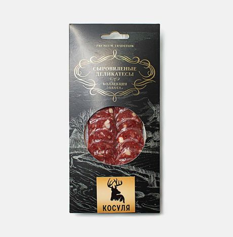 Колбаса Охота из косули с/в нарезка 75г