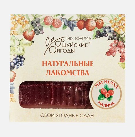 Мармелад Экоферма Шуйские ягоды из малины 250г