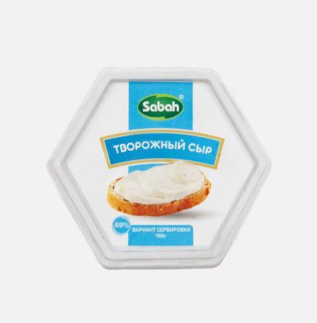 Сыр Сабах творожный мягкий 69% пл/ванна 150г