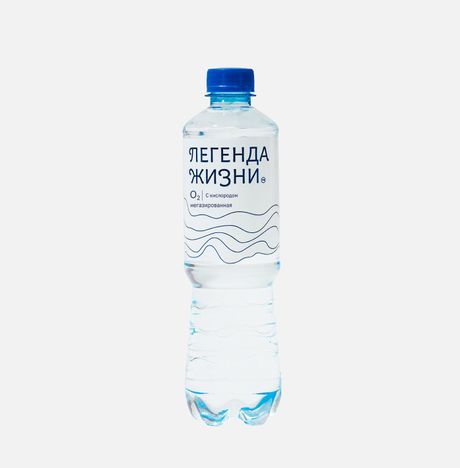Вода Легенда жизни питьевая с кислородом негаз пэт 0,5л