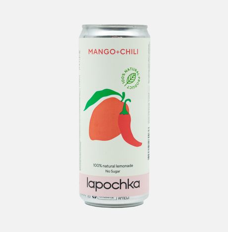 Лимонад Лапочка Манго+Чили ж/б 0,33л