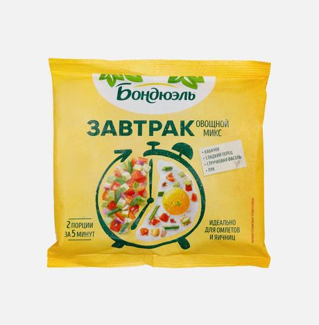 Овощной микс Бондюэль с кабачком Завтрак с/м 200г