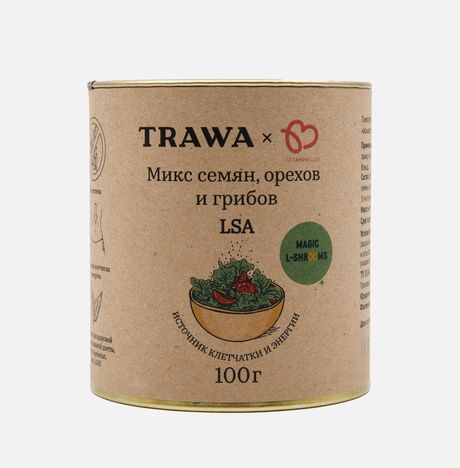 Смесь Трава микс семян/орехов и грибов LSA 100г