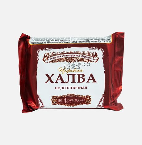 Халва АзовскаяКФ Царская подсолнечная на фруктозе 180г
