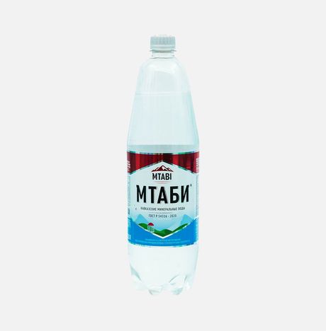 Вода Мтаби минеральная природная питьевая газ пэт 1,25л