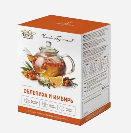 Смесь Всегда Пожалуйста Чай без чая Облепиха и имбирь с/м 300г