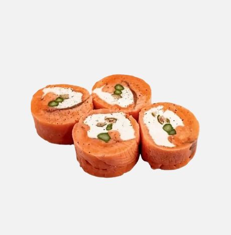 Рулет Косатка из форели по-царски с креветкой с/м пл/пак 450г