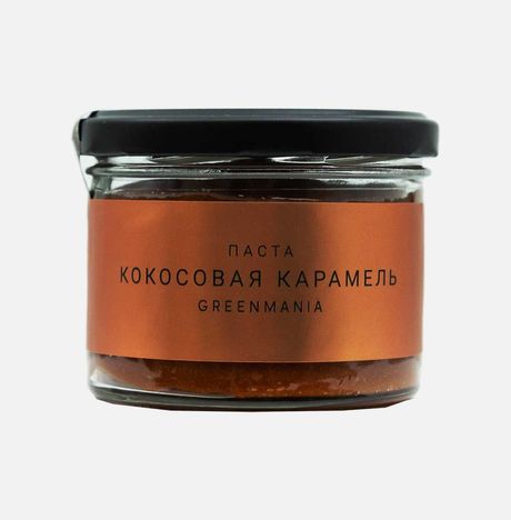 Паста ГринМания Кокосовая карамель ст/б 200г