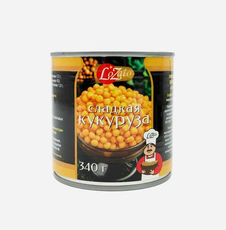 Кукуруза ЛоЗато сладкая ж/б/кл 340г