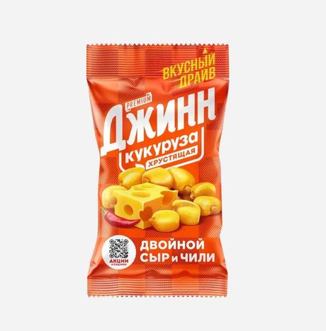 Кукуруза Джинн жареная Сыр и Чили 35г