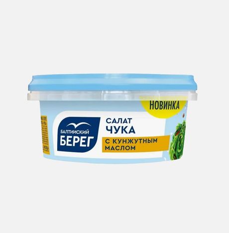 Салат Балтийский берег Чука с кунжутным маслом пл/б 180г