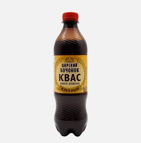 Квас Царский бочонок хлебный  пэт 0,5л