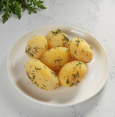 Картофель отварной постный с маслом растительным вес